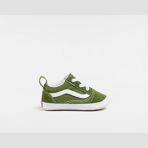 VANS Infant Old Skool Crib Shoes (0-1 Years) (pesto) Infant Green, Size 3.5