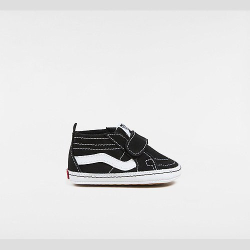 VANS Infant Sk8-hi Crib Shoes (0-1 Year) (black/true Whit) Infant Black, Size 3.5