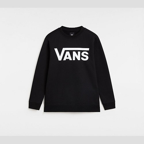 VANS Kids Vans Classic Ii Crew Sweatshirt (8-14 Years) (black) Boys Black, Size XL