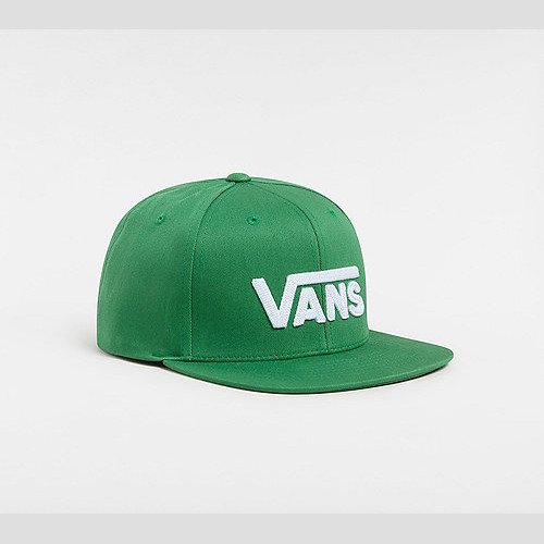 VANS Kids Drop V Ii Snapback Hat (8-14 Years) (fairway) Youth Green, One Size