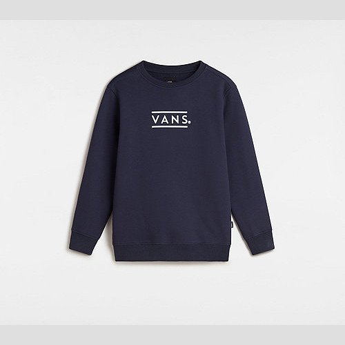 VANS Kids Half Box Crew Sweatshirt (8-14 Years) (parisian Night) Boys Blue, Size XL