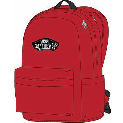 VANS Kids Old Skool Grom Backpack (racing Red) Kids,boys,girls Red, One Size