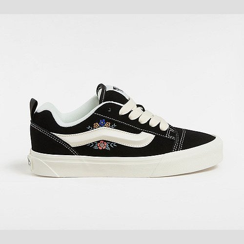 VANS Knu Skool Shoes (black Floral) Unisex Black, Size 2.5