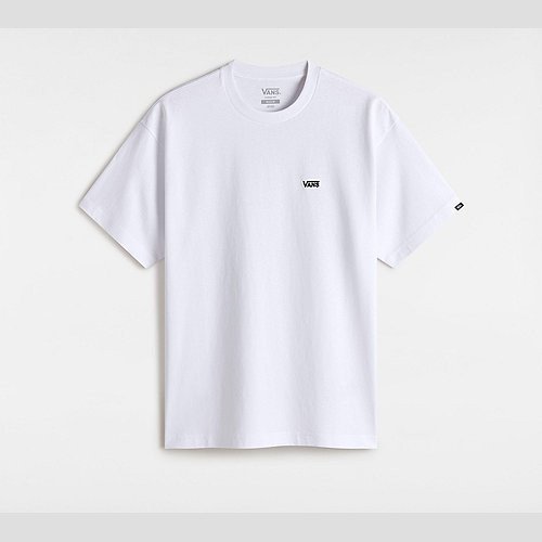 VANS Left Chest Embroidered Logo T-shirt (white) Men White, Size XXL