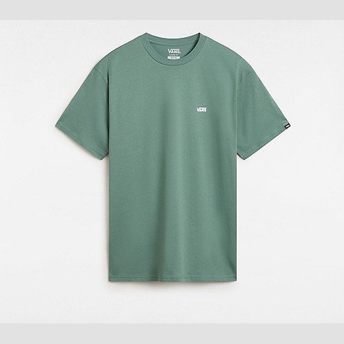 VANS Left Chest Logo T-shirt (dark Forest) Men Green, Size XXL