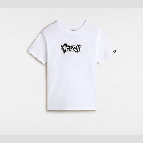 VANS Little Kids Shattered T-shirt (2-8 Years) (white) Little Kids White, Size 7-8Y