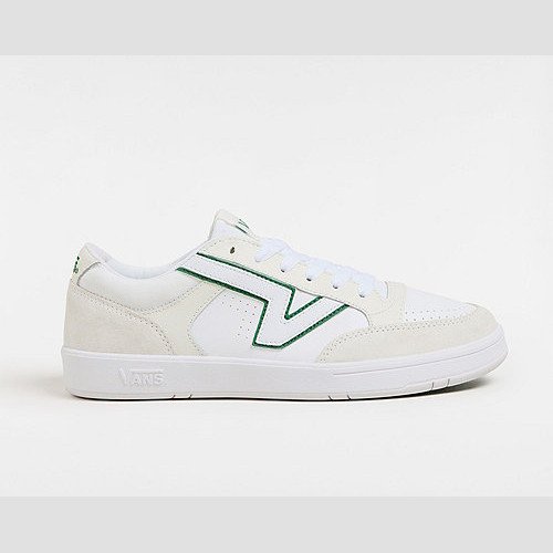 VANS Lowland Comfycush Shoes (white/green) Unisex White, Size 12