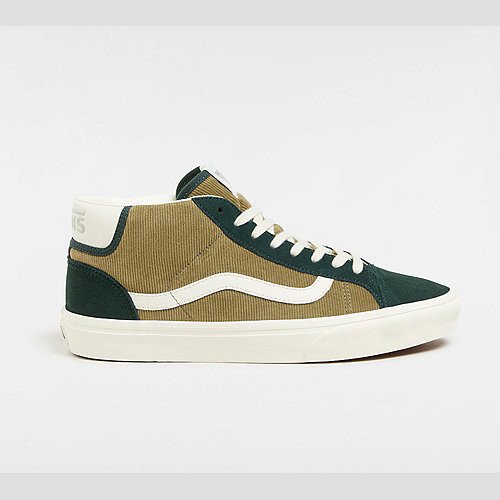 VANS Mid Skool 37 Shoes (scarab) Unisex Green, Size 12