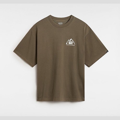 VANS Mte Crestline T-shirt (bungee Cord) Men Brown, Size XXL