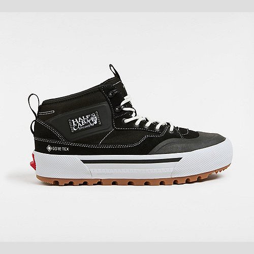 VANS Mte Half Cab Gore-tex Shoes (black/white) Unisex Black, Size 12