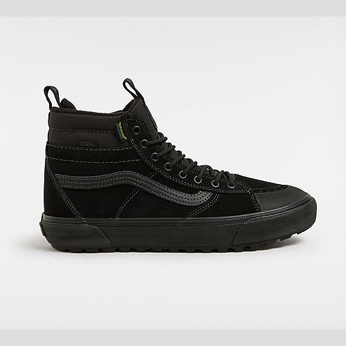 VANS Mte Sk8-hi Waterproof Shoes (black/black) Unisex Black, Size 12