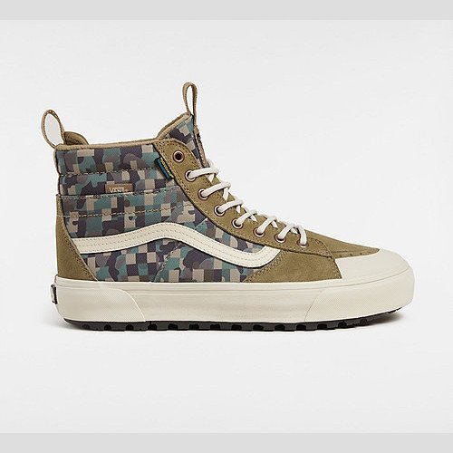 VANS Mte Sk8-hi Waterproof Shoes (camo/checkerboa) Unisex Grey, Size 12