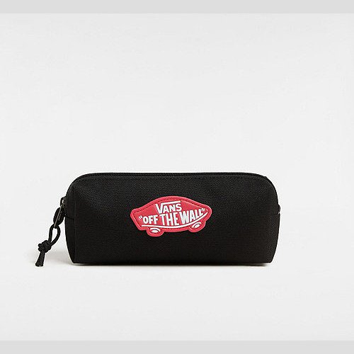 VANS Off The Wall Pencil Pouch (black/chili Pep) Men,kids,women,boys,girls,youth Black, One Size