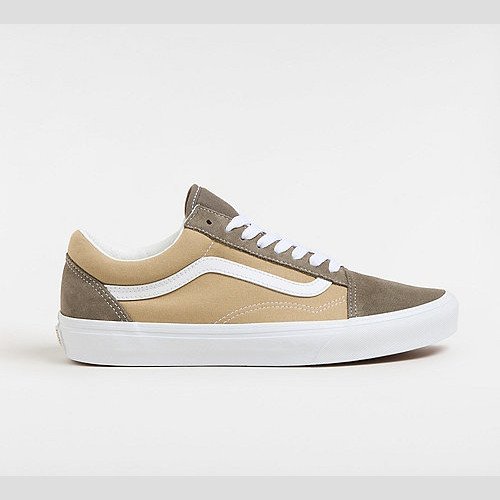 VANS Old Skool Canvas Suede Shoes (brown) Unisex Brown, Size 12