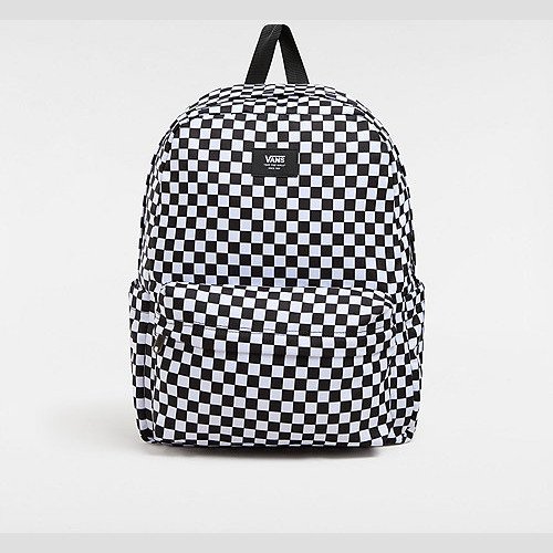 VANS Old Skool Check Backpack (black/white) Men,kids,women,boys,girls,youth Black, One Size