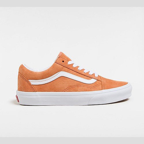 VANS Old Skool Pig Suede Shoes (carnelian) Unisex Orange, Size 12