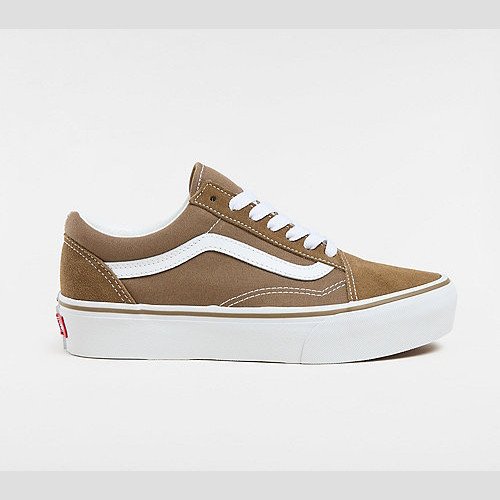 VANS Old Skool Platform Shoes (sepia) Women Brown, Size 2.5