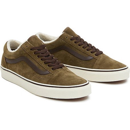 VANS Old Skool Sherpa Shoes (kangaroo) Unisex Brown, Size 11