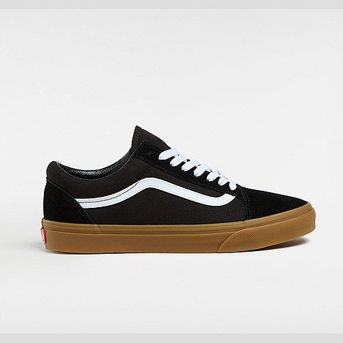 VANS Old Skool Shoes (black/gum) Unisex Black, Size 12