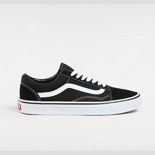 VANS Old Skool Wide Fit Shoes (black/true Whit) Unisex Black, Size 14