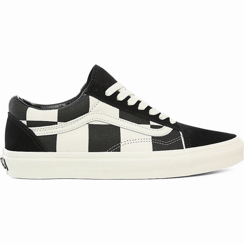 Vans old sale skool checkerboard marshmallow