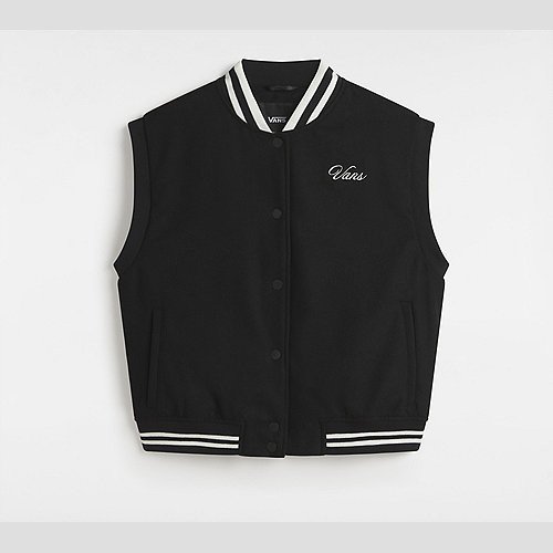 VANS Piper Stadium Vest (black) Women Black, Size XXS