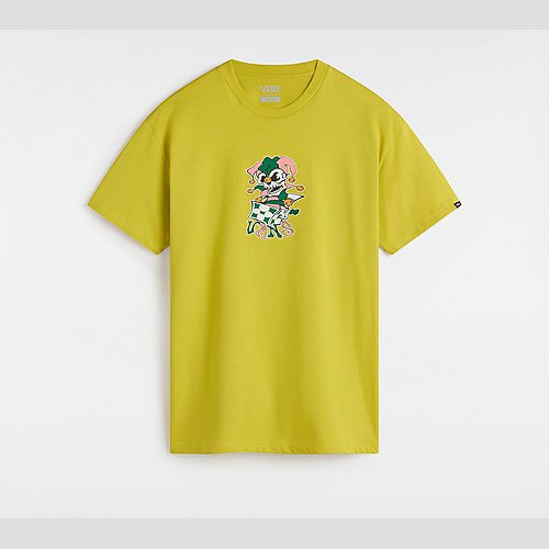 VANS Prankster T-shirt (warm Olive) Men Yellow, Size XXL