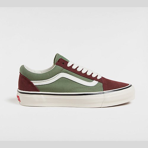 VANS Premium Old Skool Shoes (brown/green) Unisex Green, Size 12