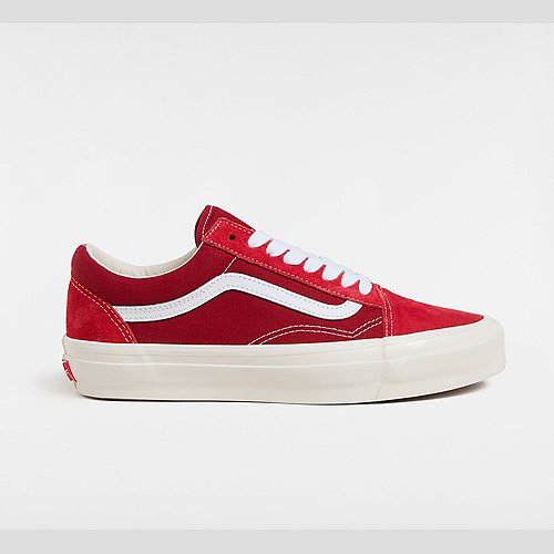 VANS Premium Old Skool Shoes (red/red) Unisex Red, Size 12