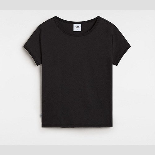 VANS Premium Short Sleeve Baby T-shirt (black) Women Black, Size XXS