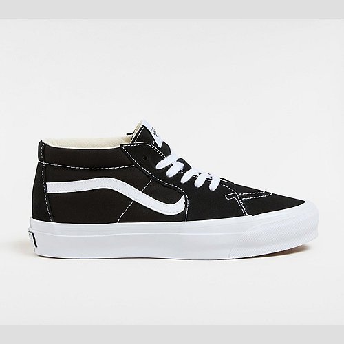 VANS Premium Sk8-mid 83 Shoes (black/white) Unisex Black, Size 2.5