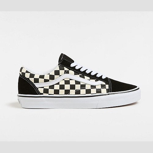 VANS Primary Check Old Skool Shoes ((primary Check) Black/white) Unisex , Size 12