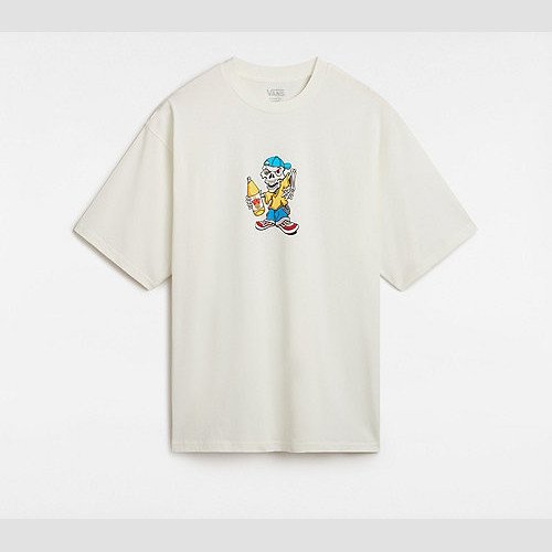 VANS Reggie T-shirt (marshmallow) Men White, Size XXL