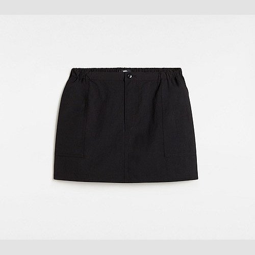 VANS Riley Nylon Mini Skirt (black) Women Black, Size XS