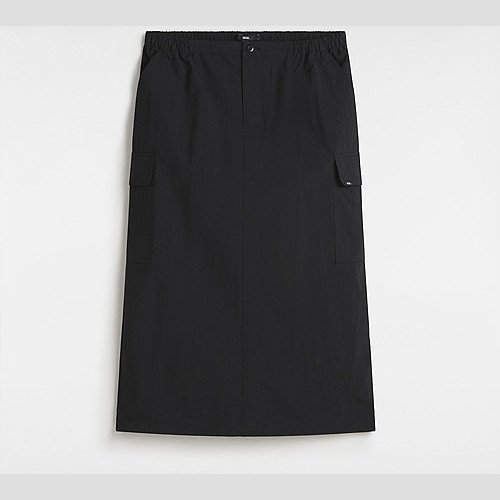 VANS Riley Parachute Cargo Skirt (black) Women Black, Size XXL