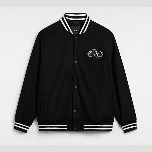 VANS Scuttle Baseball Jacket (black) Men Black, Size XXL