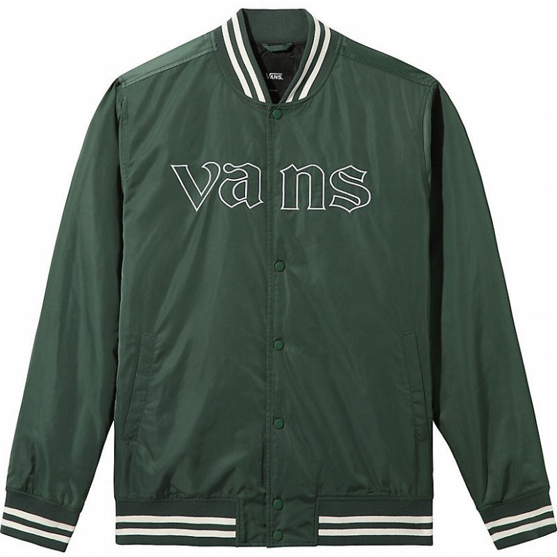 Buy Men's Seigneur Green Varsity Jacket Online