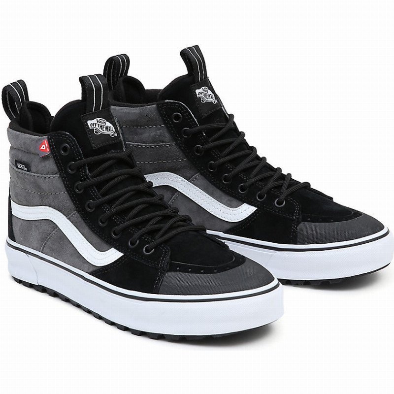 Vans sk8 hi pewter sale