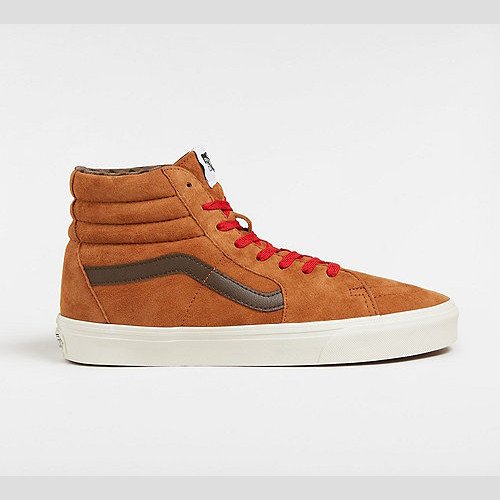 VANS Sk8-hi Pig Suede Shoes (glazed Ginger) Unisex Orange, Size 12