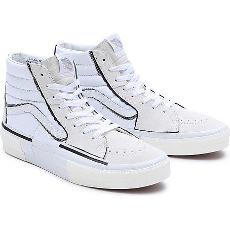 VANS Sk8-hi Reconstruct Shoes (true White) Unisex White, Size 12