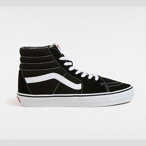 VANS Sk8-hi Shoes (black/black/whi) Unisex Black, Size 15