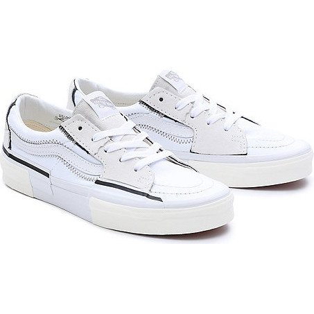 VANS Sk8-low Reconstruct Shoes (true White) Unisex White, Size 5