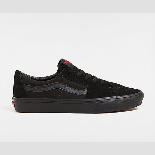 VANS Sk8-low Shoes (blk/blk) Unisex Black, Size 12