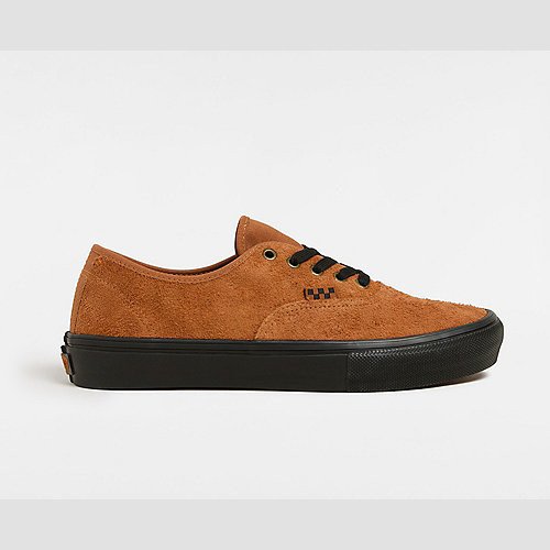 VANS Skate Authentic Hairy Suede Shoe (black/rust) Unisex Orange, Size 12