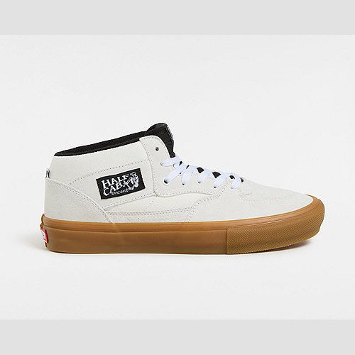 VANS Skate Half Cab Shoes (antique White/g) Unisex White, Size 12