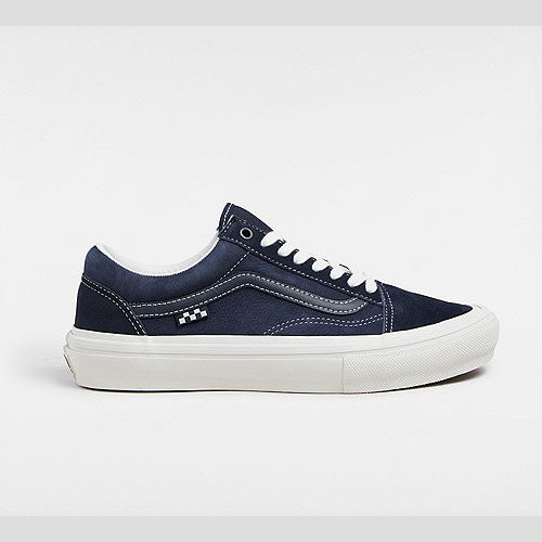 VANS Skate Old Skool Shoes (dpnvy/vntgewht) Unisex Blue, Size 12