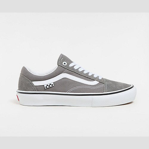 VANS Skate Old Skool Shoes (pewter/white) Unisex Grey, Size 5.5