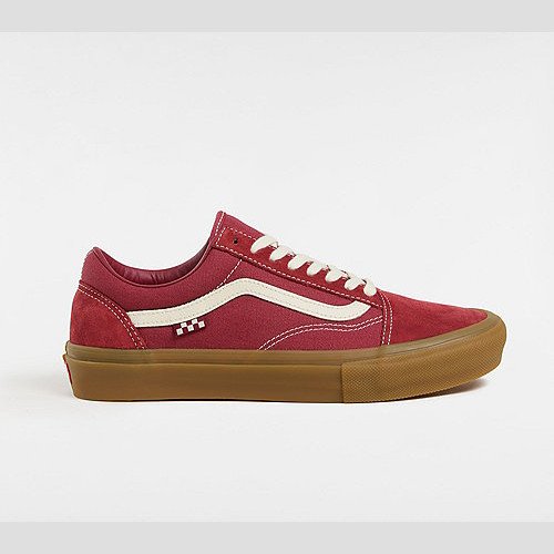 VANS Skate Old Skool Shoes (red/gum) Unisex Red, Size 12