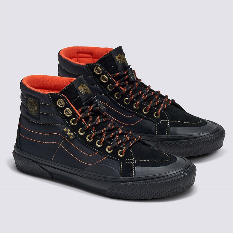 VANS Skate Sk8-hi Reissue Vans X Spitfire Wheels Shoes (spitfire Black/flame) Unisex Black, Size 12