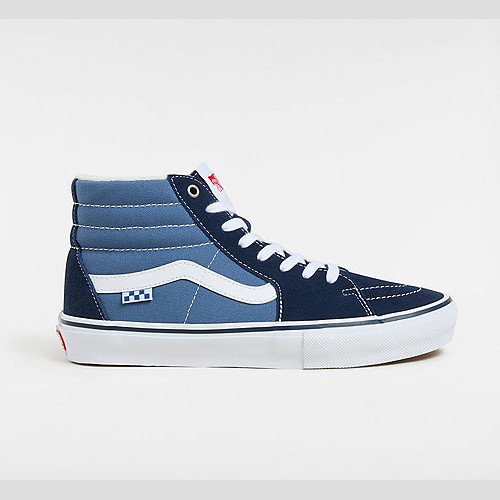 VANS Skate Sk8-hi Shoes (navy/white) Unisex Blue, Size 12